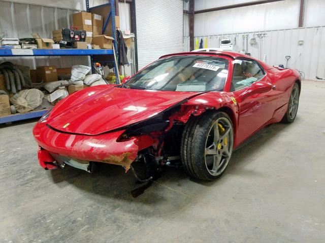 2012 FERRARI 458 SPIDER Photos | KY - LOUISVILLE - Salvage Car Auction on Thu. Feb 13, 2020 ...