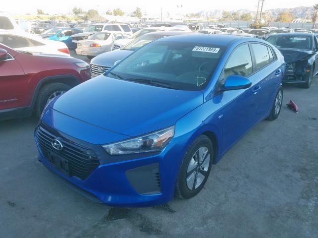 2018 HYUNDAI IONIQ BLUE KMHC65LC1JU090280