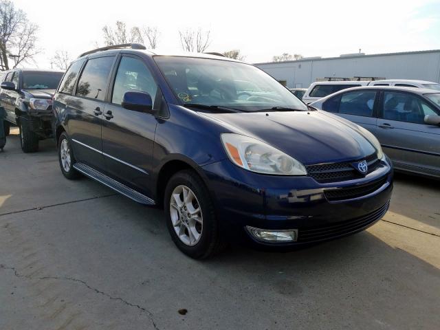 toyota sienna 2004 vin 5tdza22cx4s084287