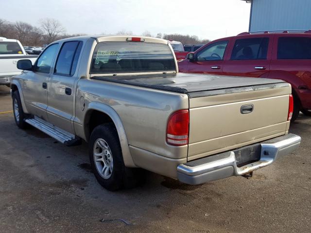 dodge dakota 2004 vin 1d7hl48kx4s527955