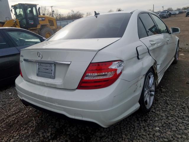 2012 MERCEDES-BENZ C 250 WDDGF4HB9CA713753