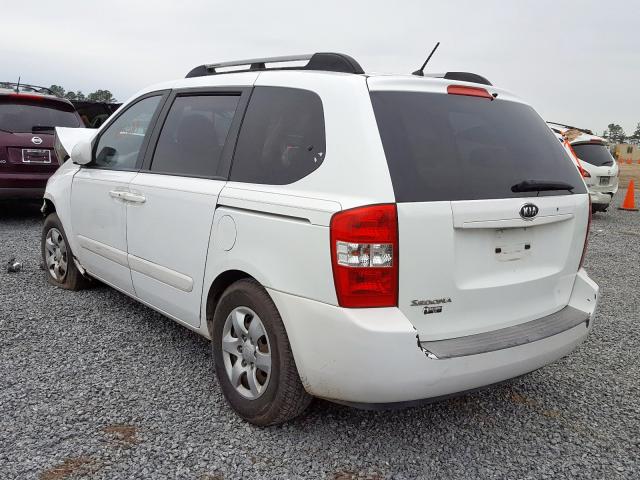 kia sedona 2007 vin kndmb133x76130639