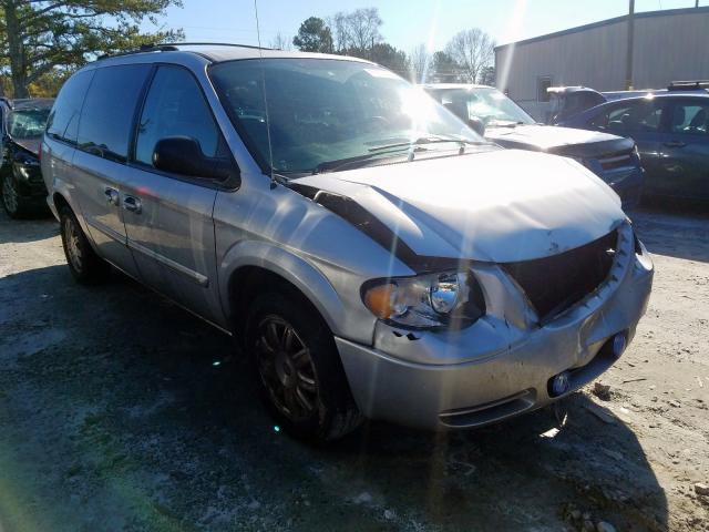 chrysler town and country 2006 vin 2a4gp54l86r796906