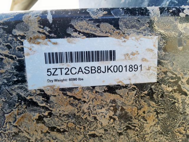 VIN 5ZT2CASB8JK001891 2018 Other Trailer no.10