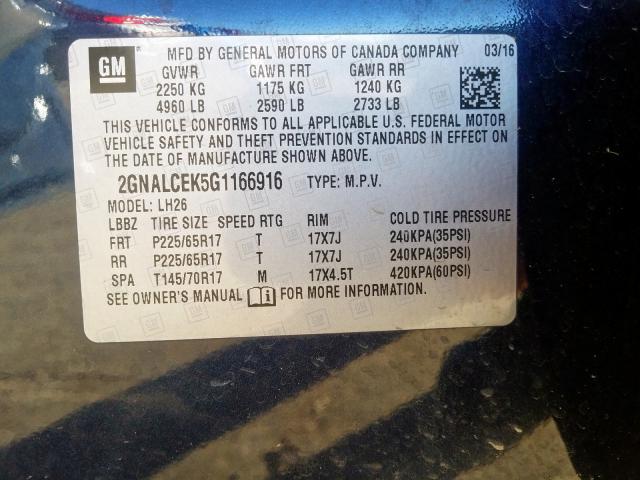 2GNALCEK5G1166916