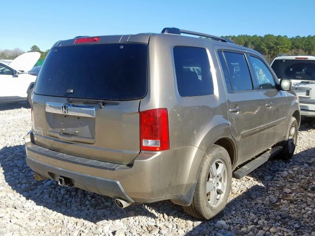 2011 HONDA PILOT EXL 5FNYF3H59BB056980