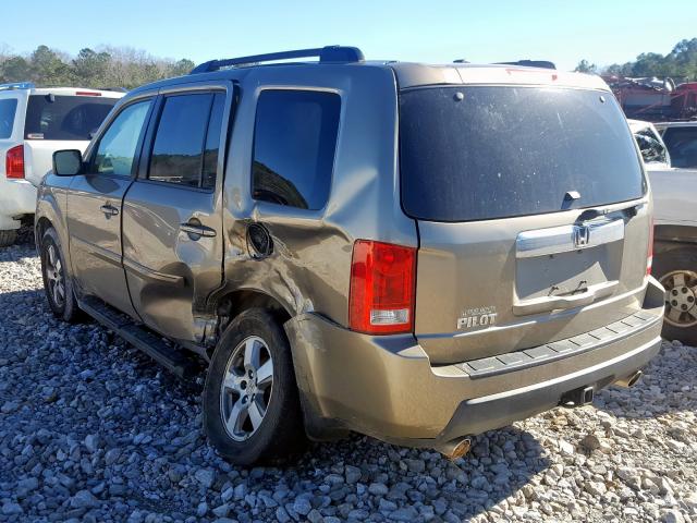 2011 HONDA PILOT EXL 5FNYF3H59BB056980