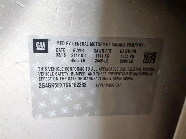 2G4GK5EX7G9182383