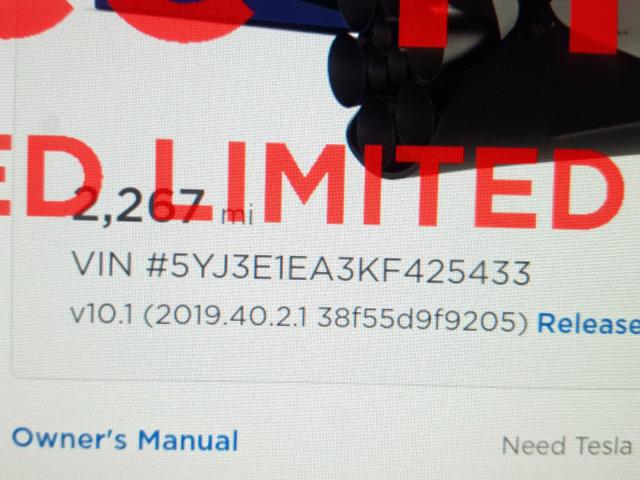 Фото: 5YJ3E1EA3KF425433 - 8