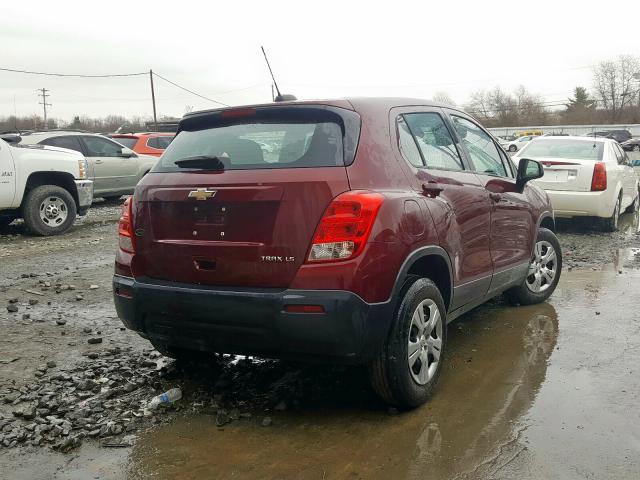2016 CHEVROLET TRAX LS 3GNCJKSB5GL261102