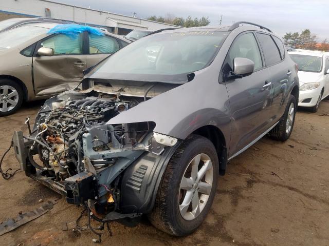 nissan murano 2009 vin jn8az18u39w008230