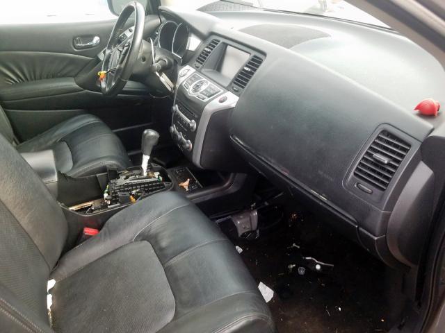nissan murano 2009 vin jn8az18u39w008230