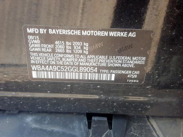 WBA4A9C52GGL89054