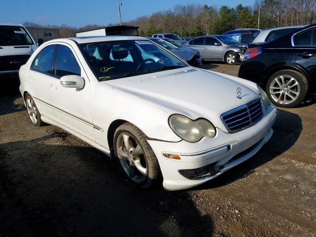 mercedes-benz c-class 2006 vin wdbrf52h86a847856