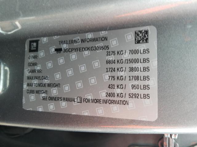 3GCPYFED0KG309505