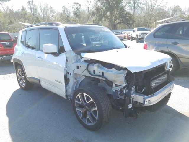 Salvage cars for sale at Savannah, GA auction: 2015 Jeep Renegade L