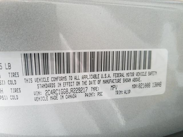 2018 CHRYSLER PACIFICA L 2C4RC1GG8JR229217