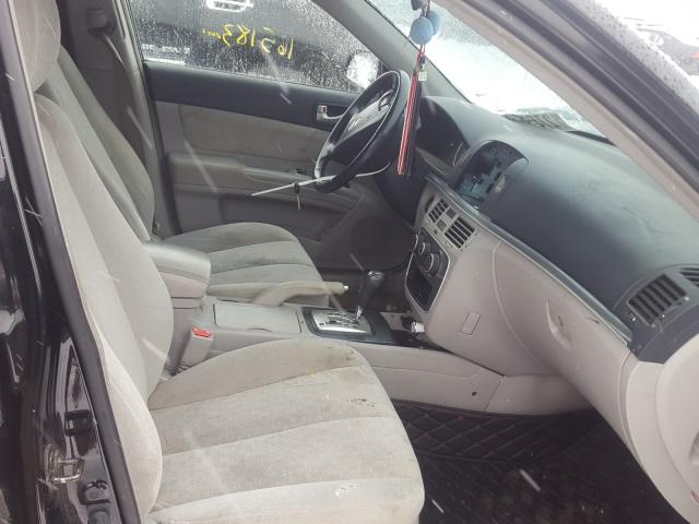 hyundai sonata 2007 vin 5npeu46f67h160782