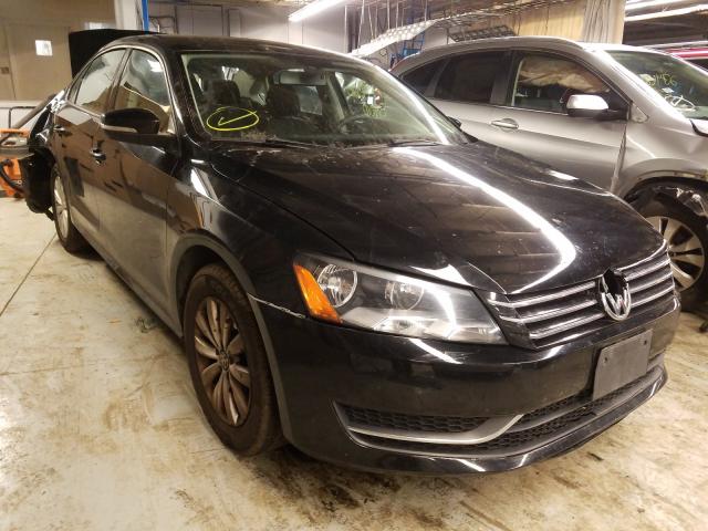 Salvage cars for sale from Copart Wheeling, IL: 2013 Volkswagen Passat S