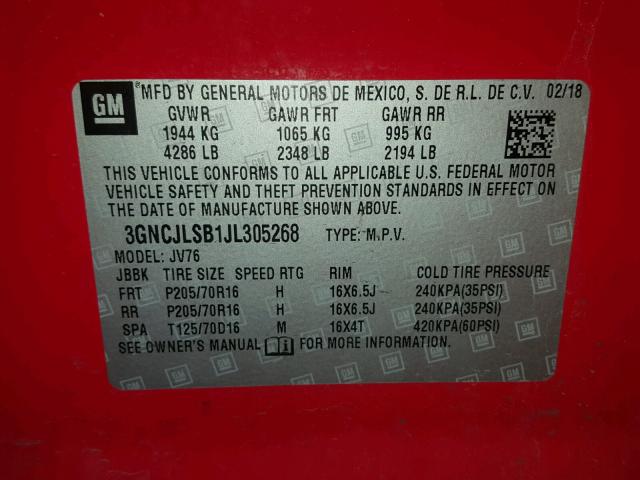 3GNCJLSB1JL305268