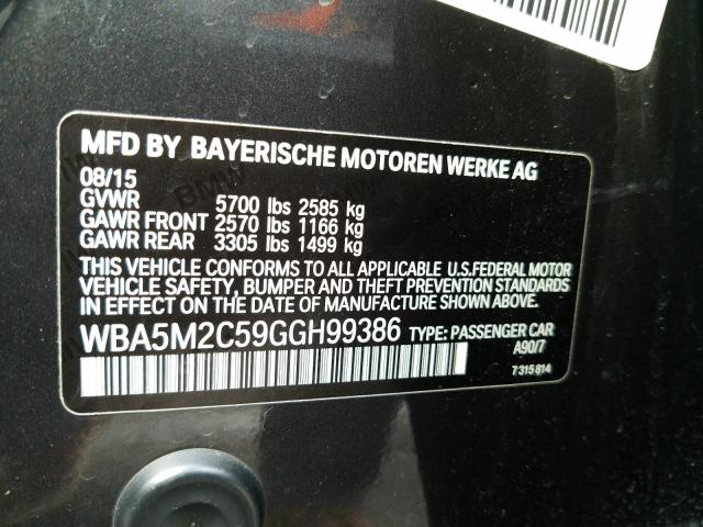 WBA5M2C59GGH99386