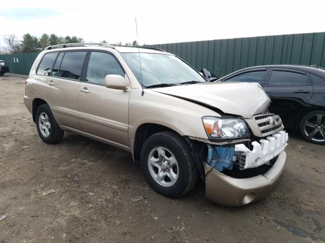 toyota highlander 2006 vin jtehd21a160041221