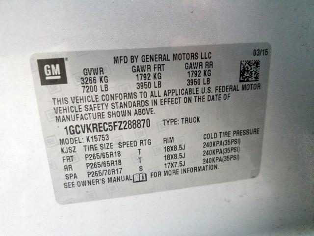 1GCVKREC5FZ288870