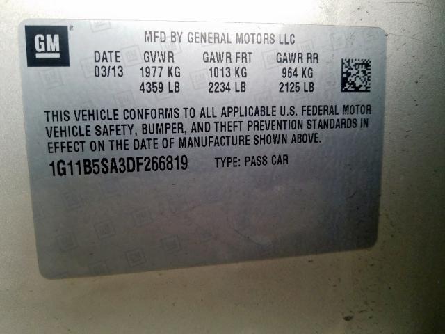 1G11B5SA3DF266819