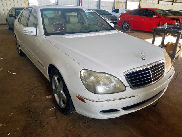 mercedes-benz s-class 2005 vin wdbng70j35a447456