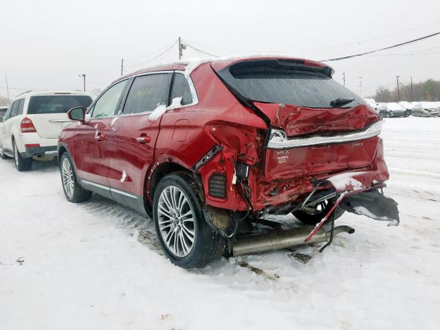 2017 LINCOLN MKX 2LMPJ8LR6HBL40350