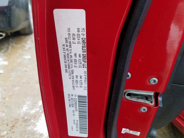 2012 DODGE CHARGER SE 2C3CDXBG9CH244755