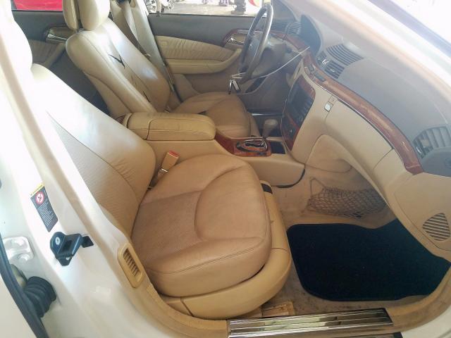 mercedes-benz s-class 2005 vin wdbng70j35a447456
