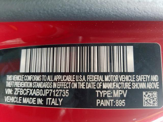 2018 FIAT 500X POP ZFBCFXAB0JP712735