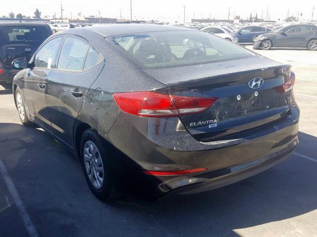  HYUNDAI ELANTRA 2018 Чорний