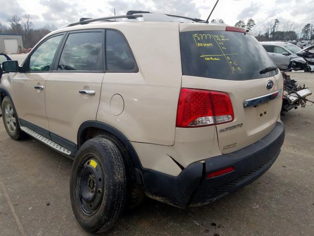 2012 KIA SORENTO BA 5XYKT4A65CG204995