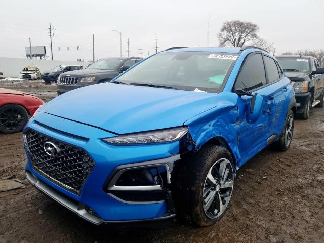 2019 HYUNDAI KONA LIMIT KM8K33A55KU327819