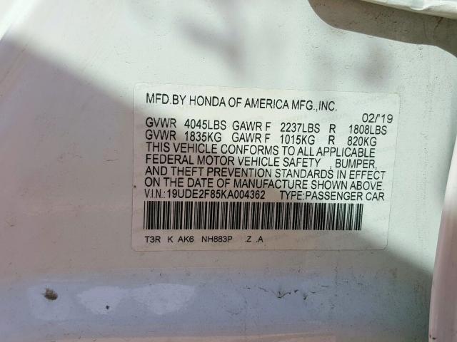 19UDE2F85KA004362