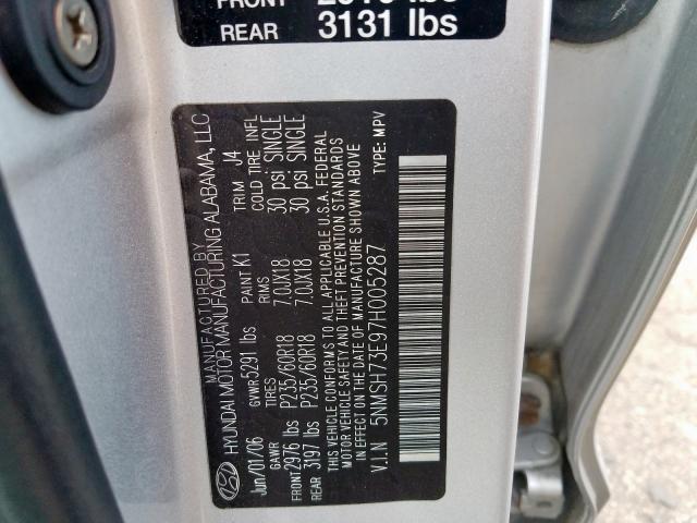 VIN 1G1RC6S56HU208696 2017 Chevrolet Volt, LT no.10