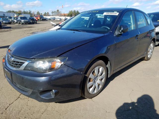 subaru impreza 2009 vin jf1gh61689g812296
