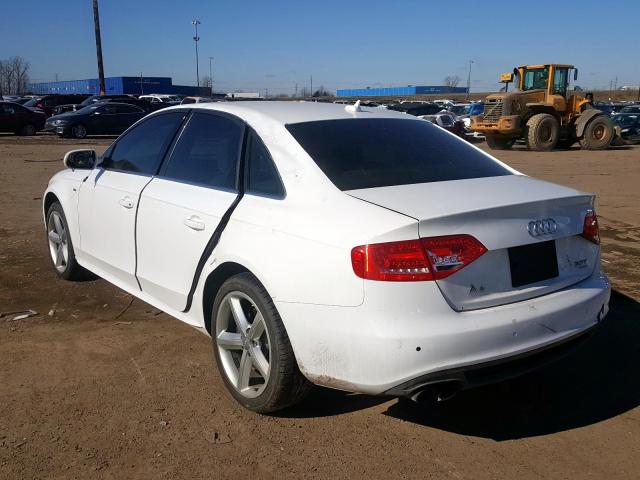 2012 AUDI A4 PRESTIG WAUKFAFL7CN017350