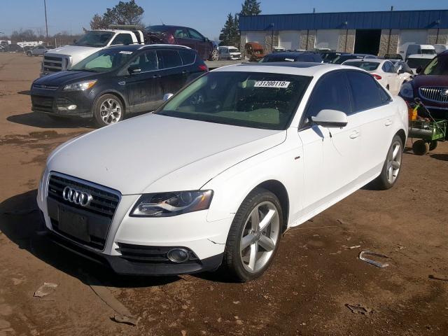 2012 AUDI A4 PRESTIG WAUKFAFL7CN017350