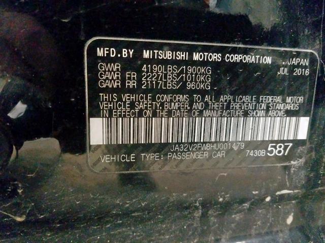2017 MITSUBISHI LANCER ES JA32V2FW8HU001479