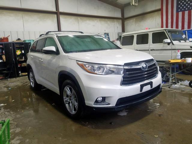 VIN 5TDDKRFHXFS192997 2015 Toyota Highlander, Limited no.1