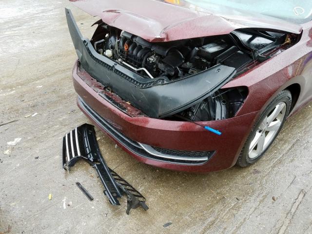 2013 VOLKSWAGEN PASSAT SE 1VWBP7A31DC034147