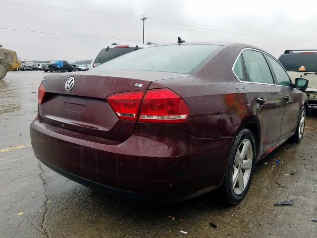 2013 VOLKSWAGEN PASSAT SE 1VWBP7A31DC034147