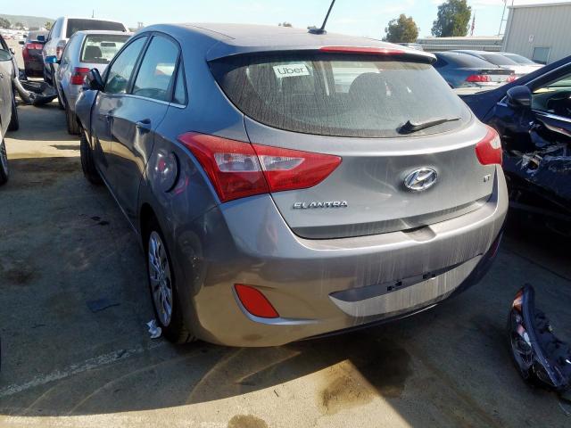 Хетчбеки HYUNDAI ELANTRA 2017 Сірий