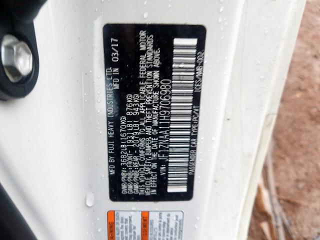 2017 TOYOTA 86 BASE JF1ZNAA11H9706980