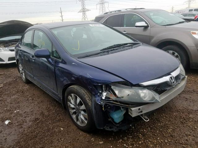 Salvage cars for sale at Dyer, IN auction: 2011 Honda Civic EX
