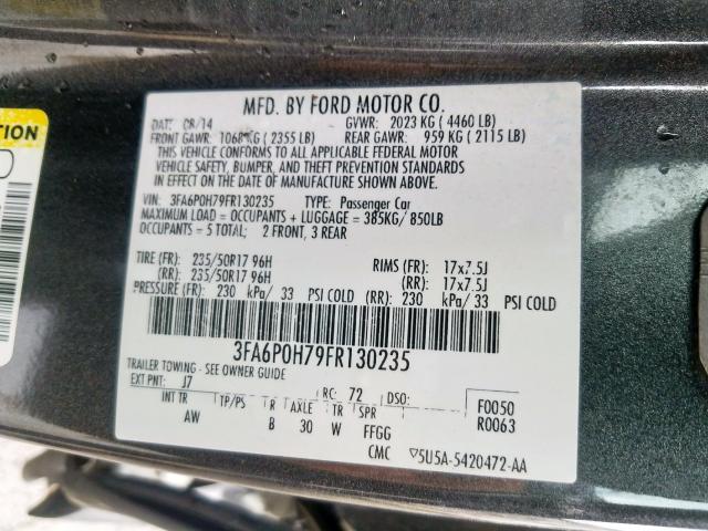 VIN 1G1RC6S53HU209918 2017 Chevrolet Volt, LT no.10