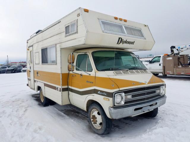 1976 Dodge Sportsman For Sale Ab Calgary Thu Apr 30 2020 Used Salvage Cars Copart Usa